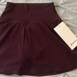 NWT Lululemon Align High-Rise Skirt/skort in Dark Plum size 2